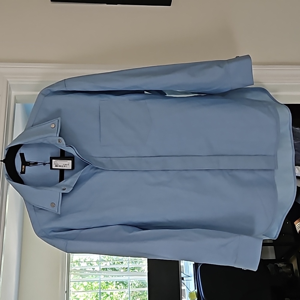 Maje sky blue button down  shirt